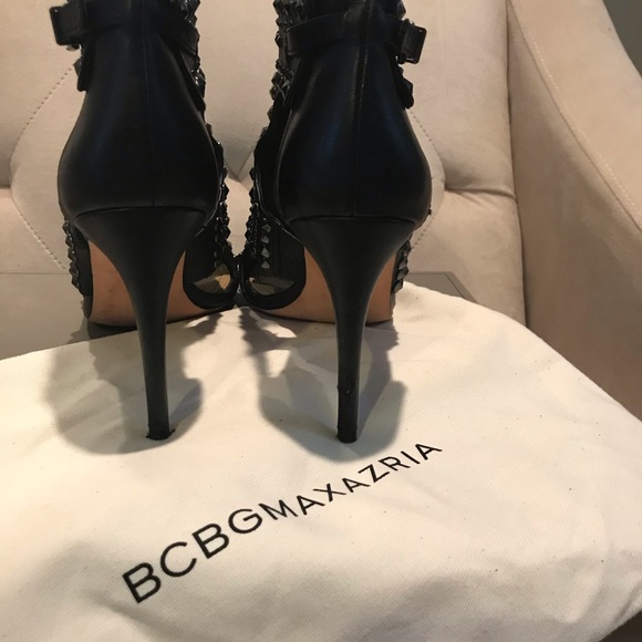 BCBG MAXAZRIA RUNWAY PROSE STUDDED HEELS - Picture 7 of 8